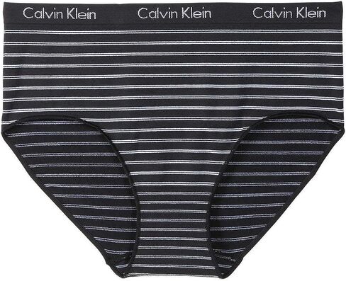 ملابس داخلية نسائية من Calvin Klein مكونة من 3 قطع (شريط أسود/كاجو/أسود، مقاس متوسط) in Saudi Arabia