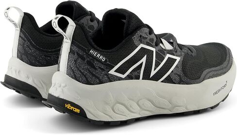 New Balance Women's Fresh Foam X Hierro V8 Trail Running Shoe, Black/Sea Salt/Grey Matter, 8 Wide in Saudi Arabia