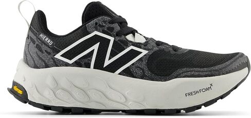 New Balance Women's Fresh Foam X Hierro V8 Trail Running Shoe, Black/Sea Salt/Grey Matter, 8 Wide in Saudi Arabia