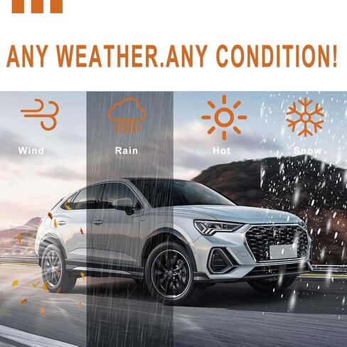 QUALITY Front Windshield Wipers,22" + 21" Premium All-Season J/U Hook Quiet Windshield Wiper Blades (Set of 2) in Saudi Arabia