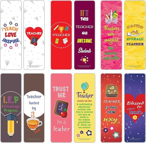 Creanoso I am a Dentist Bookmarks (2-sets X 6 Cards) – Great Party Favors Card Set – Epic Incentive Set Book Page Clippers – Cool Gifts for Men, Women, Teens, Bookworms – DIY Kit – Teacher Rewards in Kuwait