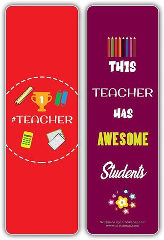 Creanoso I am a Dentist Bookmarks (2-sets X 6 Cards) – Great Party Favors Card Set – Epic Incentive Set Book Page Clippers – Cool Gifts for Men, Women, Teens, Bookworms – DIY Kit – Teacher Rewards in Kuwait