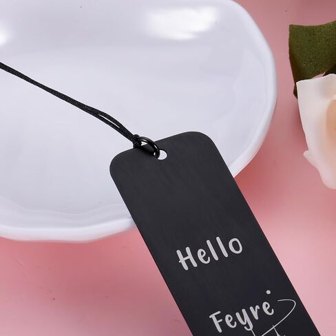 Bookmark for Women Men Novel Fans Book Lovers Reader Gifts Hello Fey Darling Merchandise Birthday Christmas Gifts for Female Friends Bookaholic Gifts Bookmark Gifts for Women in Saudi Arabia