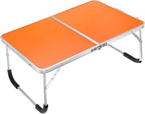 Foldable Laptop Table - Stand Foldable Table Portable Breakfast Tray, Apply to Outdoor/Hiking/Camping (White) in Saudi Arabia