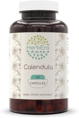 Calendula 60 Capsules, Made from Calendula (Calendula Officinalis) Dried Flower (60 Capsules) in Saudi Arabia