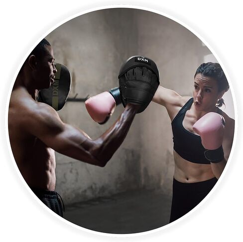 Muay Thai Boxing Pad for Training – Adjustable & Curved Focus Mitts for Karate Taekwondo Kickboxing Kick Pads Boxing Equipment for Sparing Gear, MMA in Saudi Arabia