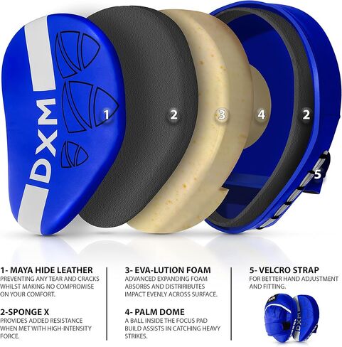 وسادة الملاكمة التايلاندية للتدريب - قفازات تركيز منحنية وقابلة للتعديل للكاراتيه والتايكوندو كيك بوكسينغ ومعدات الملاكمة للمعدات الاحتياطية، الفنون القتالية المختلطة in Kuwait