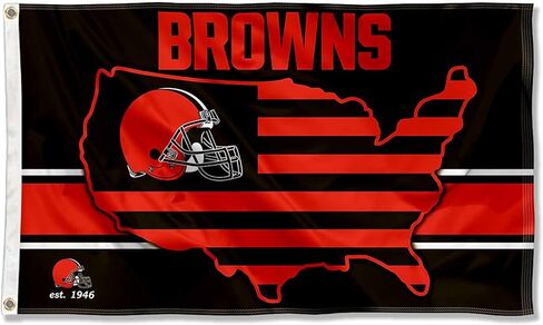 Cleveland Browns Nation USA American Country 3x5 Flag in Saudi Arabia