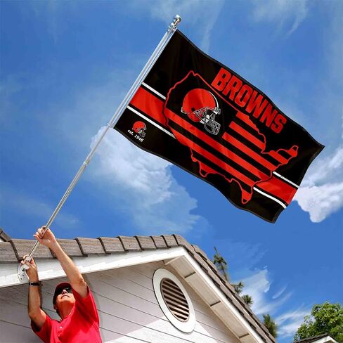 Cleveland Browns Nation USA American Country 3x5 Flag in Saudi Arabia