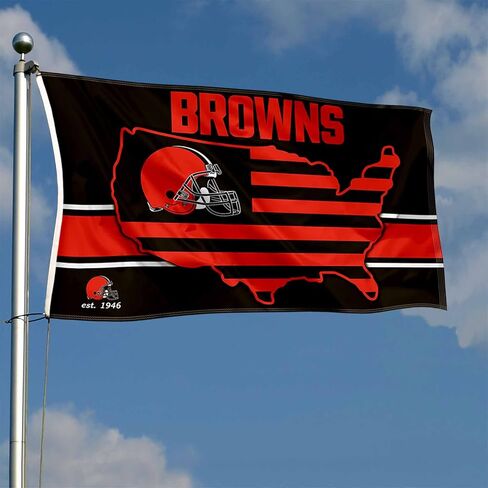 Cleveland Browns Nation USA American Country 3x5 Flag in Saudi Arabia