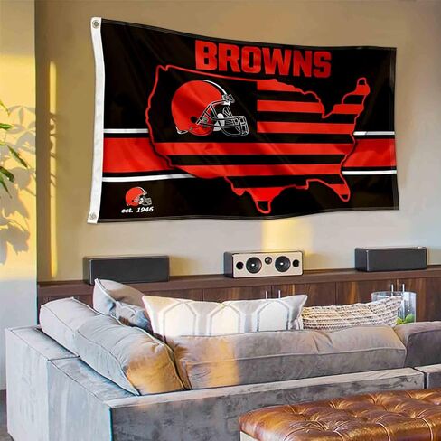 Cleveland Browns Nation USA American Country 3x5 Flag in Saudi Arabia