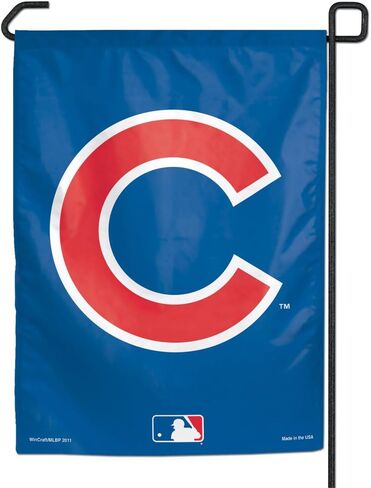 WinCraft MLB Chicago Cubs C Logo Garden Flag, 11"x15", Team Color in Saudi Arabia