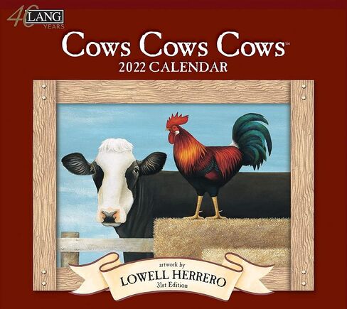Lang Cows Cows Cows 2022 Wall Calendar (22991001909) in Saudi Arabia