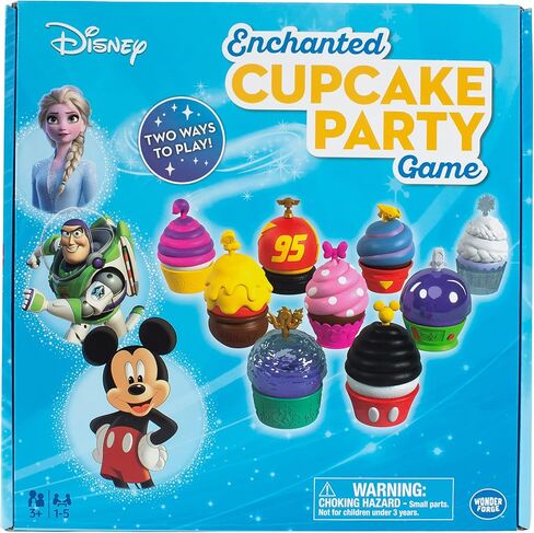 Wonder Forge Disney Enchanted Cupcake Party Game - Engaging Matching Game for Kids Ages 3 & Up | Featuring Beloved Disney Characters | Great for Skill Development | Ideal Birthday in Saudi Arabia
