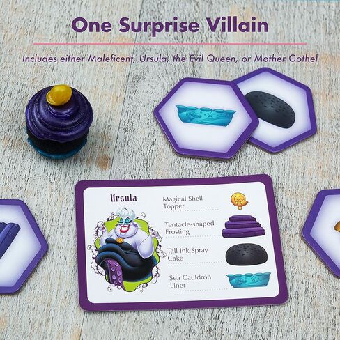 لعبة Wonder Forge Disney Enchanted Cupcake Party - لعبة مطابقة جذابة للأطفال من سن 3 سنوات فما فوق | يضم شخصيات ديزني المحبوبة | عظيم لتنمية المهارات | عيد ميلاد مثالي in Kuwait