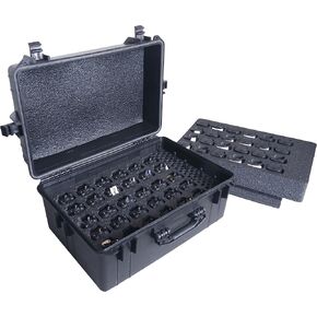 Case Club Case fits 54 Motorola CP200 / XPR 3500e Two-Way Radios in Pre-Cut Heavy Duty Wheeled Waterproof Case