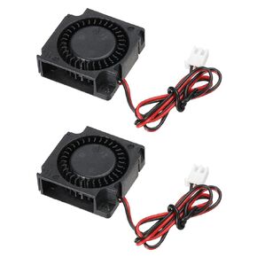 MECCANIXITY DC Brushless Cooling Blower Fan Cooler 3010 30x30x10mm Turbine Turbo Dual Ball Bearing Centrifugal Flow Blower DC12V 2 Pin for 3D Printer 2pcs