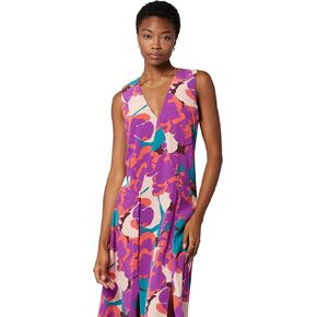 Equipment Women's Alice Dress in Dazzling Purple Multi Print