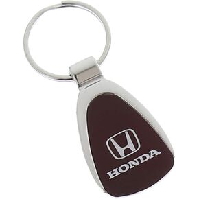 Au-TOMOTIVE GOLD Tear Drop Key Chain for Honda (Burgundy)
