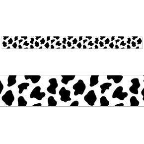 CTP Cow Print EZ Border for Classroom Bulletin Board Border for Farm & Animal Classroom Theme (Creative Teaching Press 10506), 48 ft per Package