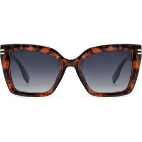 SOJOS Retro Oversized Polarized Cat Eye Sunglasses Womens Vintage Shades Trendy Stylish Sunnies SJ2291