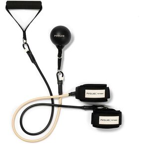 مدرب Pvolve P.3 - حزام مقاومة لمعدات اللياقة البدنية المنزلية مع حزام الكاحل ونظام الوزن in Kuwait
