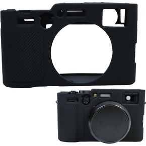 PCTC Silicone Case for Fuji X100 VI Camera,Accessories Compatible for Fuji X100 VI, Anti-Scratch Case for Fujifilm X100VI Camera(Black)