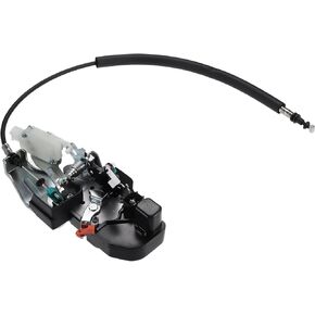 Motoforti Front Left Car Door Latch Lock Actuator, for Dodge Challenger 2011-2014, Metal, Black