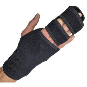 Trigger Finger Splint Finger Brace | Middle Finger Splint | Splint For Fractures, Broken Ring Finger, Arthritis, Tendonitis | Mallet Finger Splint Straightener Immobilizer | (RIGHT SMALL-MEDIUM)
