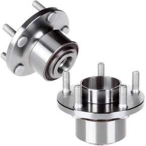 ECCPP Wheel Hub and Bearing Assembly Front 513255 fit for Volvo C30 2007-2013, for Volvo C70 2006-2013, for Volvo S40 2004-2 5 Lugs Wheel Bearing Hubs with ABS 2pcs