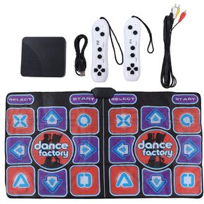 Dance Mat for Living Room, Light up Dance Mat with Av Cable Folding Living Room Early Learning Electronic Dance Mat HD Tv Cable One Hand Dance 63 Games Dance Mat for Adults (63x36.2inch)