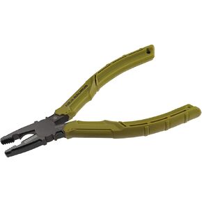 ENGINEER PZ-32 Screw Extraction Pliers (remove damaged screws quickly/easily), Multi-Function Intermeshed Jaw Teeth, Black Oxide Coating, Sage Green Grips