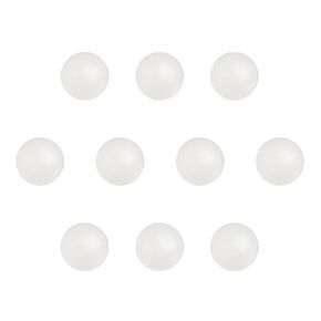 uxcell 10pcs 3/16" Nylon Solid Plastic Bearing Balls G1 Precision Solid Nylon Balls Bearings