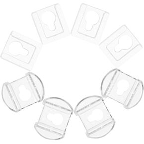 8pcs frame hangers mirror brackets hanger clip furniture Acrylic Mirror hanging clip shelf glass holder clamps keyhole hangers for picture frame Hidden buckle heavy