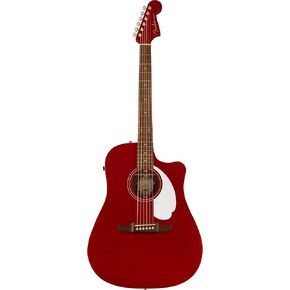 Fender 6 String Acoustic Guitar, Right-Hand, Candy Apple Red (0970713209)