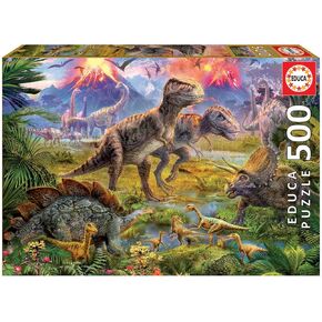 Educa Dinosaur Gathering Puzzle (500 Piece)