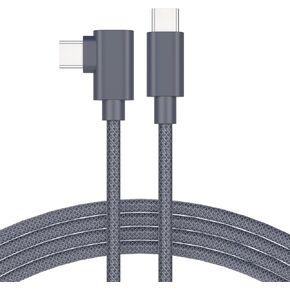 كابل USB C إلى USB C لجهاز MacBook Air/Pro، iPad Pro 12.9 11 بوصة، iPad Air 5 4، Mini 6، iPhone 15/15 Pro/15 Plus/15 Pro Max، Samsung، Pixel، LG، سلك شحن سريع من النوع C 60 واط 6.6 قدم in Kuwait