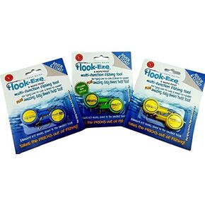أداة ربط عقدة معدات الصيد من HOOK-EZE للخطافات والخطافات الدوارة | قاطع الخط |خطافات الغطاء على أعمدة الصيد للسفر بأمان ومجهزة بالكامل. مثالية لصيد الأسماك باس آيس كاياك in Kuwait