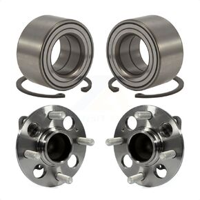 Front Rear Wheel Bearing And Hub Assembly Kit For 2012-2017 Hyundai Accent K70-101571