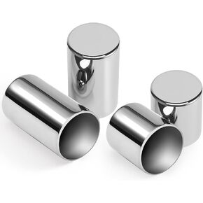 4PCS Chrome Touring Docking Hardware Cover Kits Magnet Docking Points Caps compatible with Harley Davidson Street Glide Road Glide Road King Electra Glide 2009-Up Models
