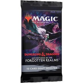 Magic: The Gathering Draft Booster Pack Lot MTG Adventures in The Forgotten Realms حزمة فردية