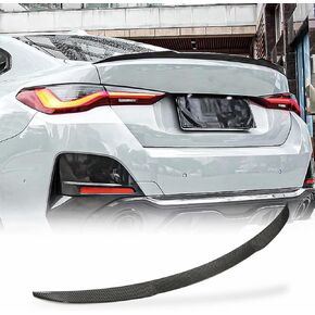 G26 Carbon Fiber Rear Trunk Spoiler for BMW 4 Series G26 I4 2021-2022 420i 430i 440i M440i Hatchback 4-Door Rear Wing Spoiler High Kick Spoiler Body Kits Factory Outlet