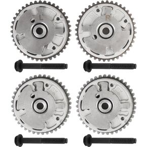 4PCS Variable Valve Timing Cam Sprocket VVT Gears camshaft phaser Compatible with 2007-2017 GMC Buick C-hevrolet Cadillac CTS STS ATS V6 3.0L 3.6L 2007-2017 Replace 12626160 12626161 12624464
