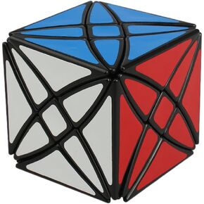 Willking Flower Rex Puzzle cube 8 Axis Hexahedron Petals Abnormity Irregular Twist Cube Toy Black in Kuwait