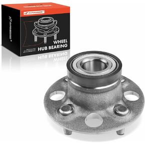 A-Premium Rear Wheel Bearing and Hub Assembly with 4-Lug Compatible with Honda Fit 2007-2014, Insight 2010-2014