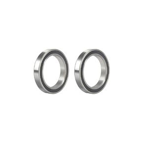 6806-2RS 2 PCS Deep Groove Ball Bearing 30×42×7mm Double Black Rubber Shielded Ball Bearing Chrome Steel P0 Z2 Bearing for Industrial Machine,Power Tools and Mechanical Equipment