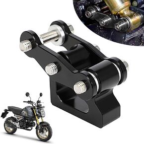 Rear Shock Lowering Suspension Kit Adjustable CNC for Grom MSX 125 2013-2024 Black