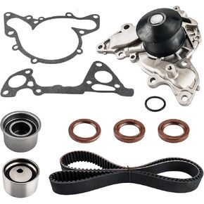 KAX Timing Belt Kit with Sprocket Compatible with Montero Sport 1997-2003, Sebring 1995-2005, Eclipse 2000-2005, Stratus 1995-2005 MD307487, MD319022, MD140071, MD978743
