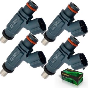 4PCS EAT286 Fuel Injectors Fuel Spray Nozzle 10 Holes Disc Engine For Kawasaki Ninja ZX-14 ZX-10R 2006-2007 for KX450F 2009-2013 for Kawasaki ATV KFX450R 2008-2014 Replace#49033-0010