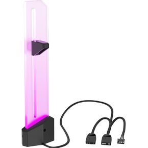 ARGB GPU Support Bracket, 5V 3 Pin RGB GPU Stand Holder, Anti Sag GPU Bracket, Graphics Card Support with Height Adjustable and Bottom Magnetic 35 to 172mm for Computer